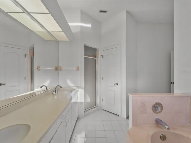 Primary Garden Tub and Walk in shower