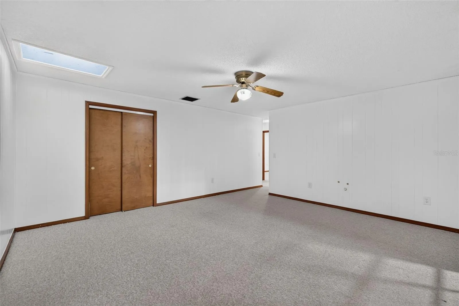 Family Room with storage closet