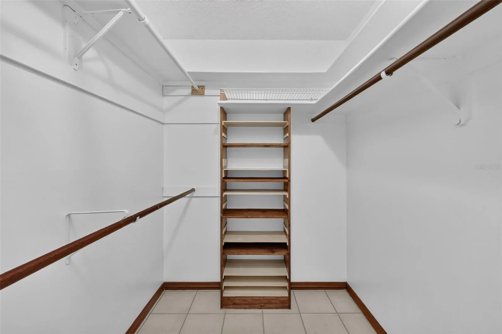 Primary walk in closet