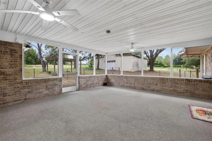 Screened Rear Porch