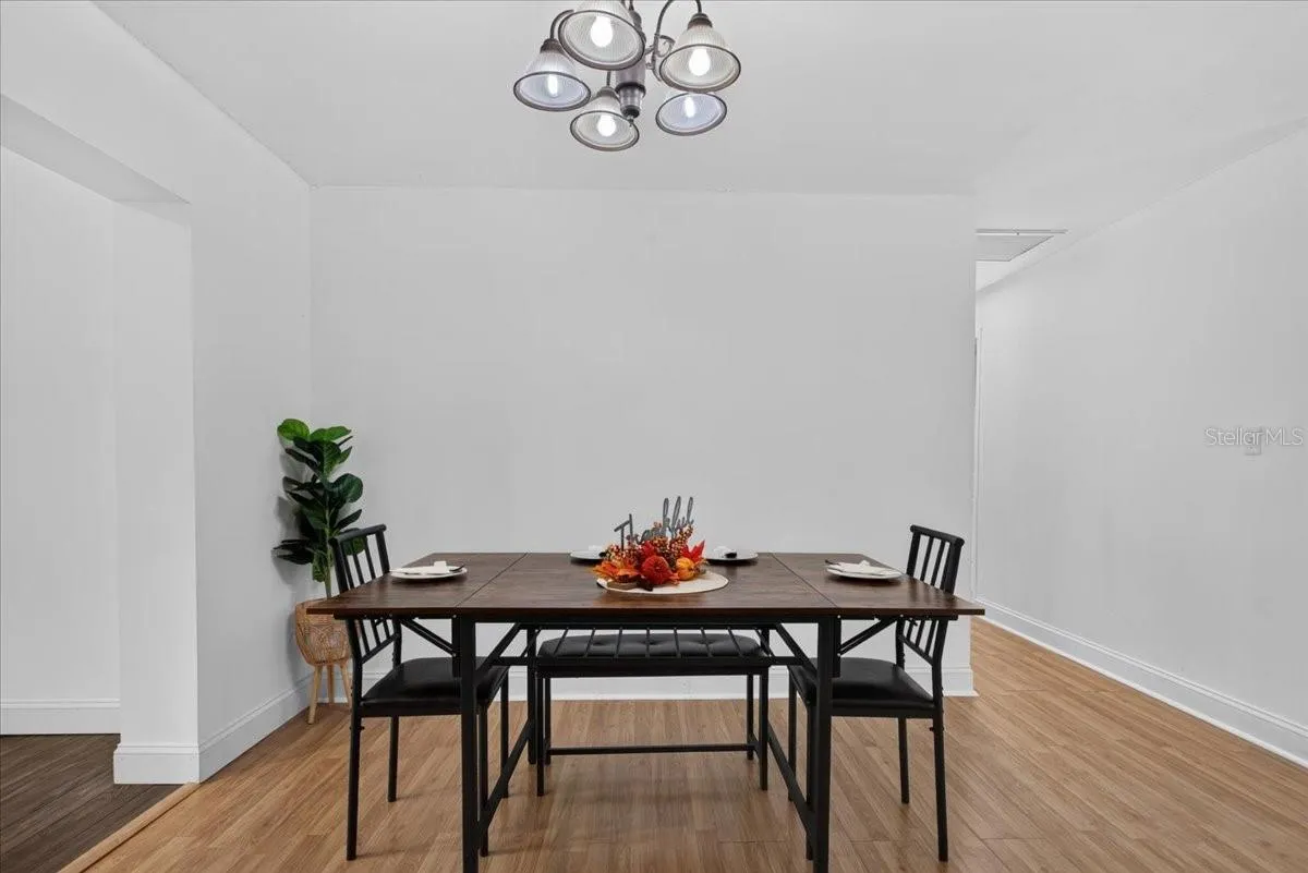 Space to accommodate the largest of dining room tables!