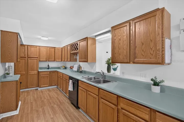 So much cabinet space plus a pantry closet!
