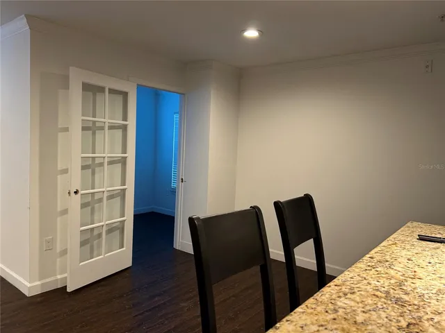 Den entrance