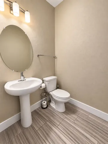 downstairs half bath