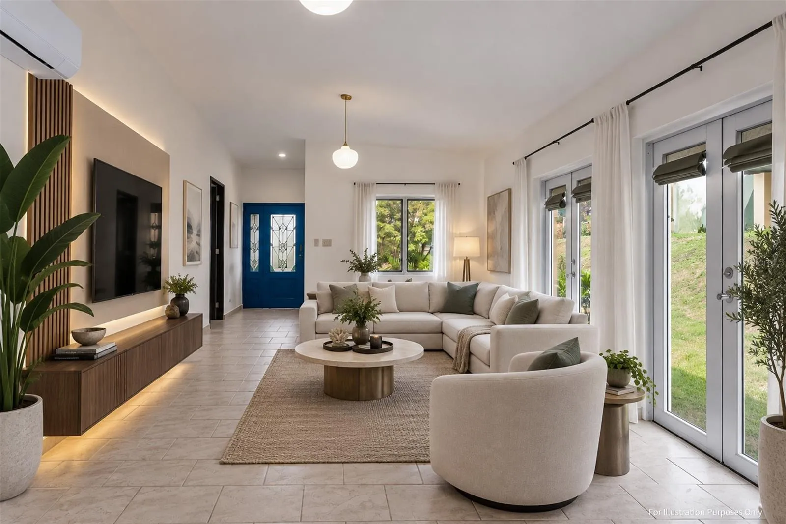 Virtual Staging for illustration purposes