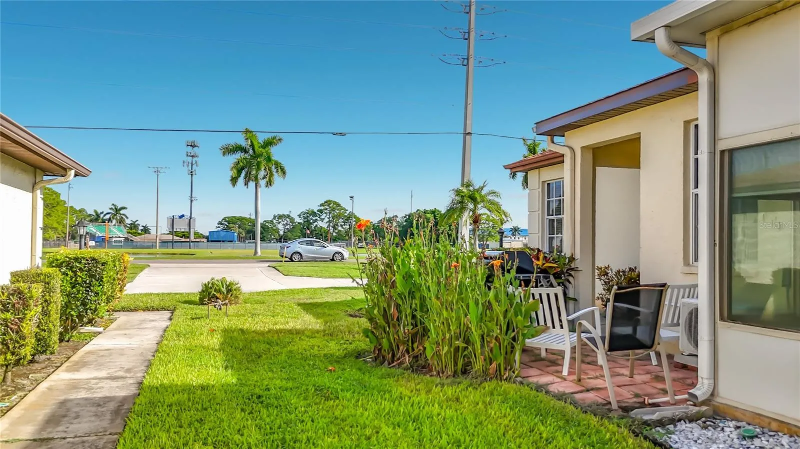 Side yard.