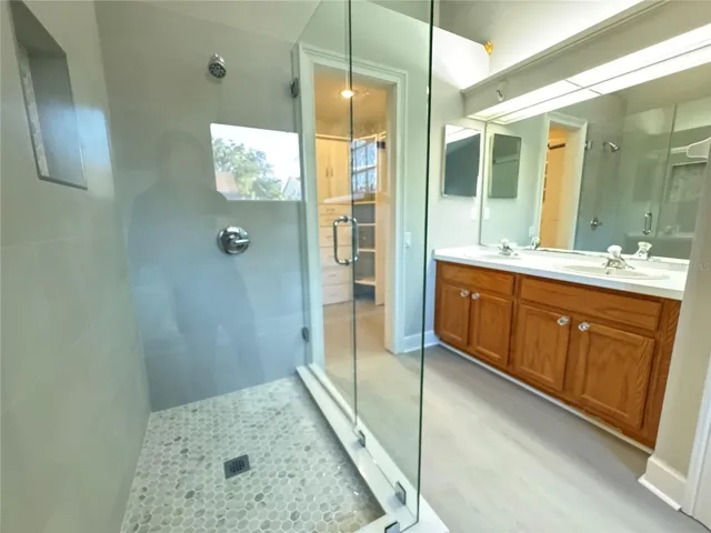Brand new shower