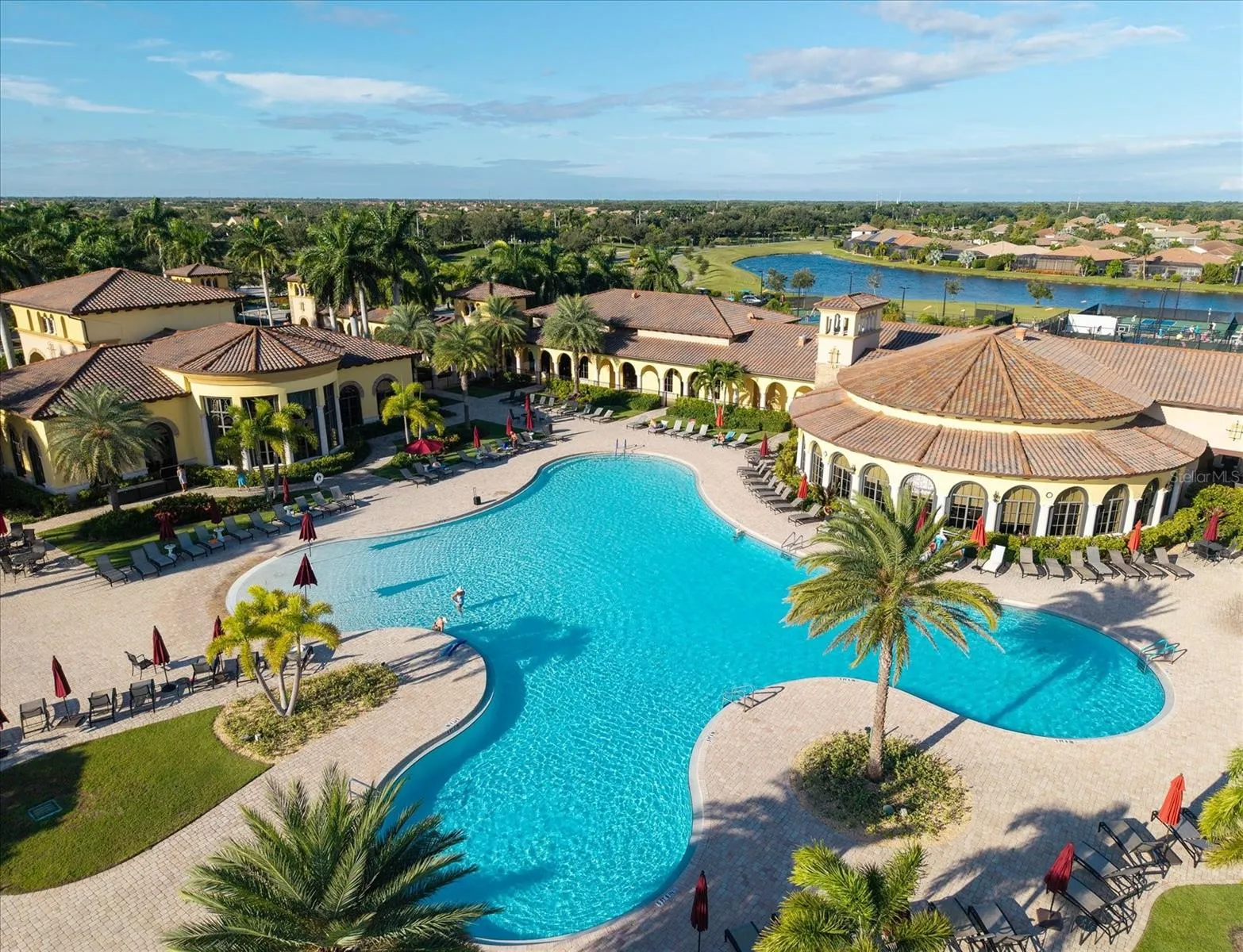 Resort style pool