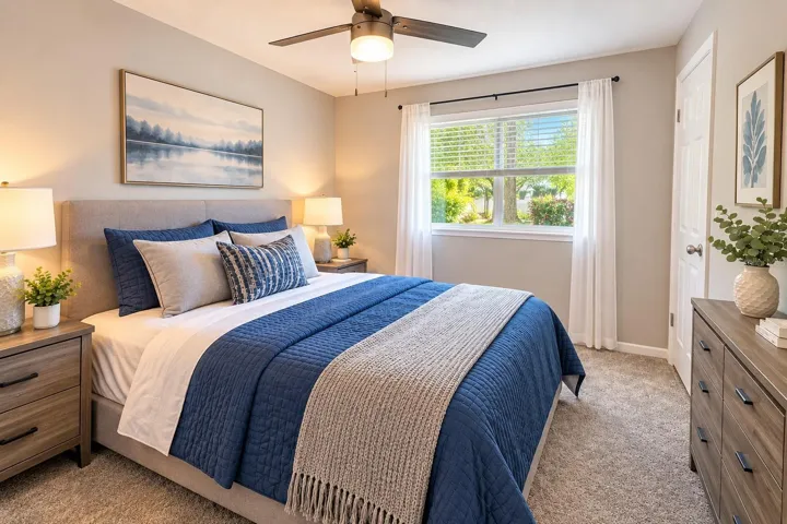 Bedroom 3 provides additional flexibility for guests, children or a home office.