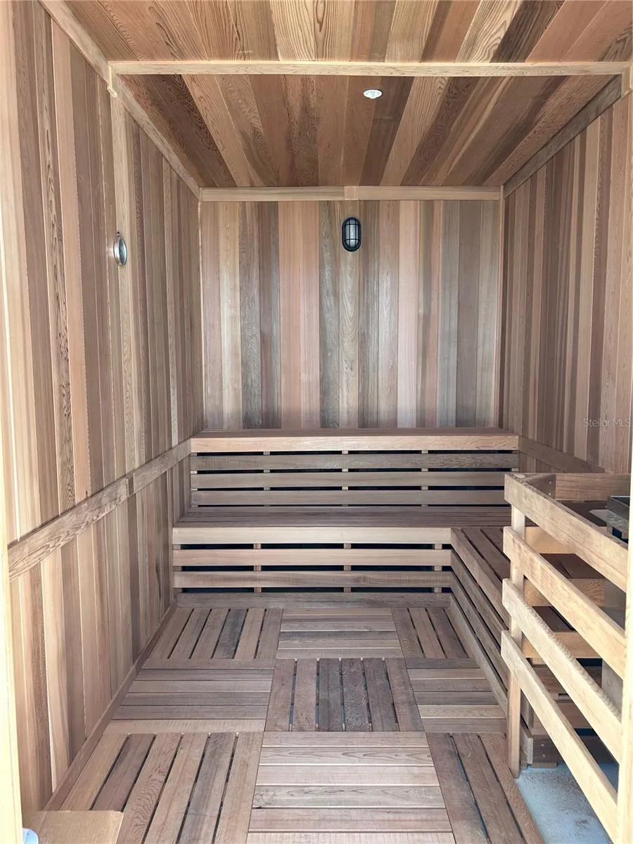Rooftop sauna