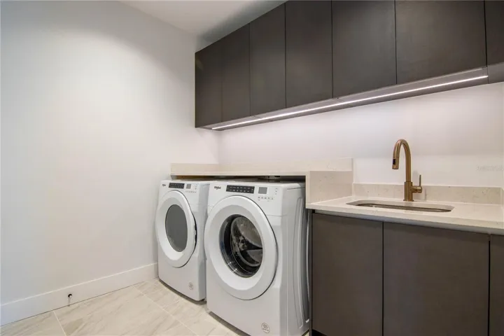 Laundry room with sink upgrade