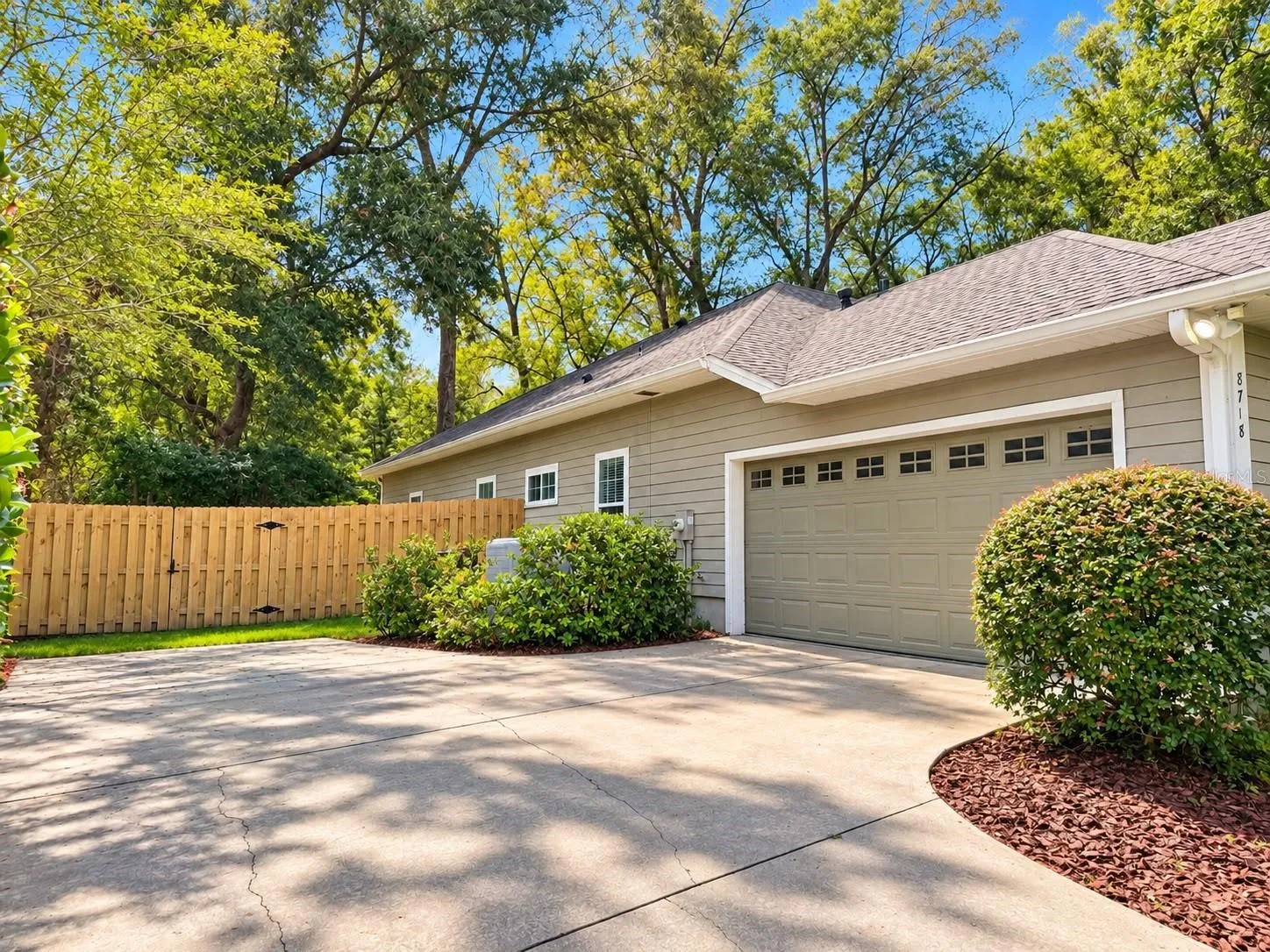 Garage view