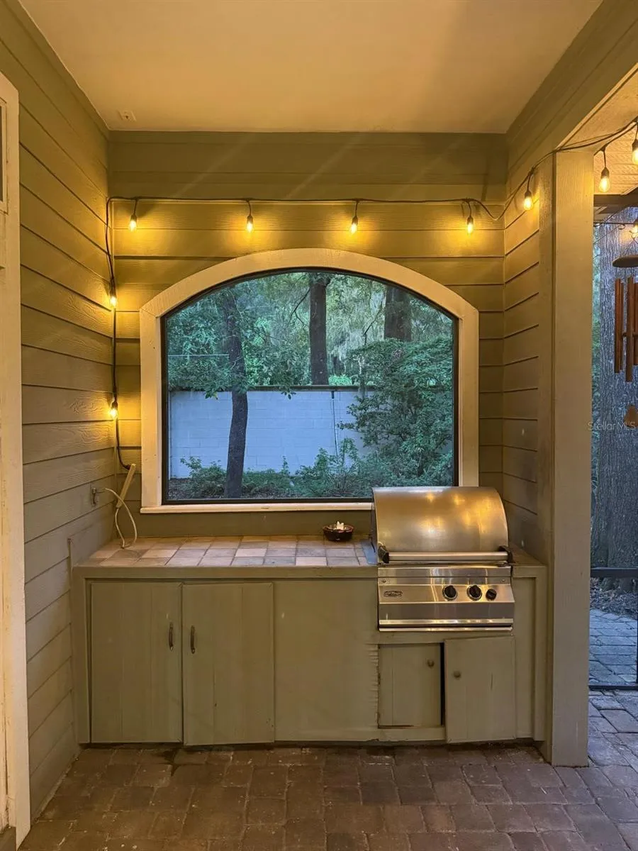 Back patio kitchen