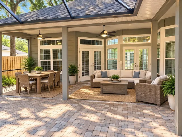 Back patio