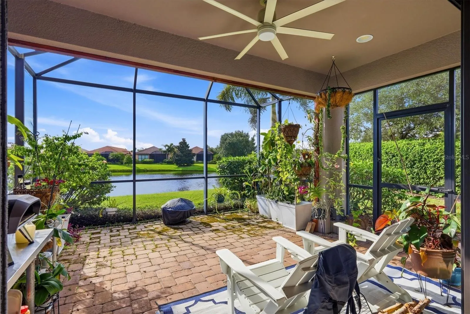 Covered and Screened Patio/Lanai