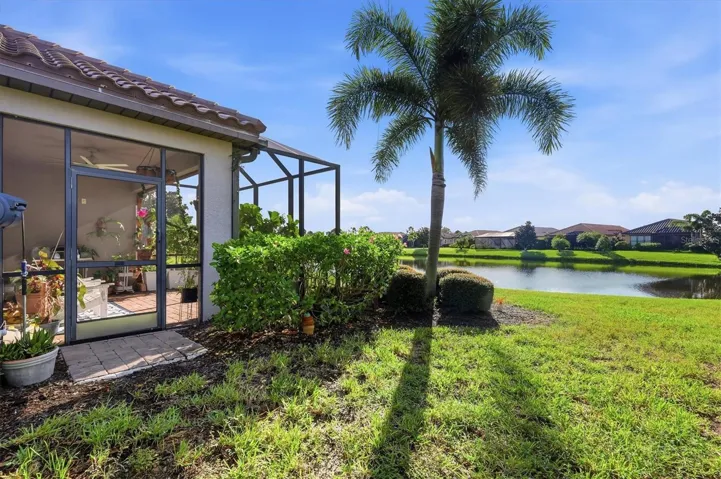Corner lot with pond views