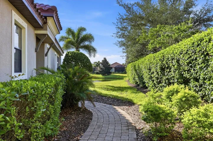 Walkway to front door