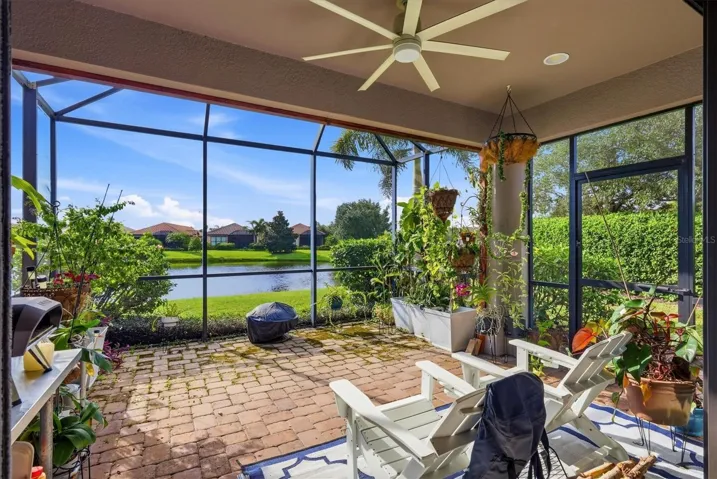Covered and Screened Patio/Lanai