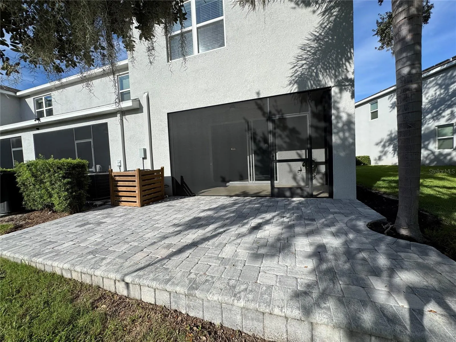 Paver patio