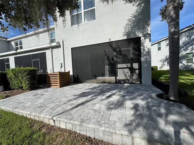 Paver patio