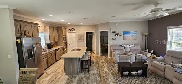 Kitchen and Living Room