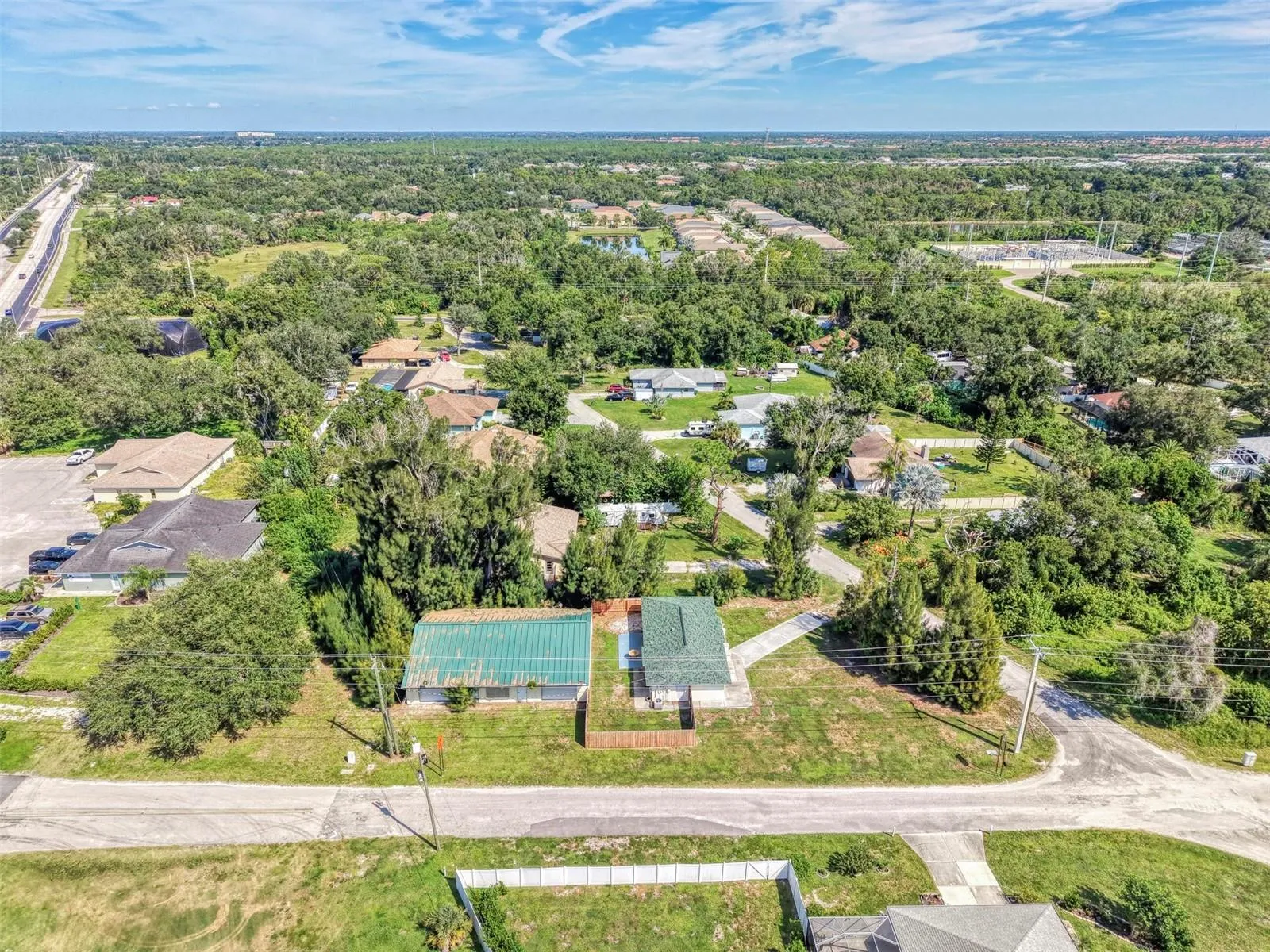 Ariel View looking North