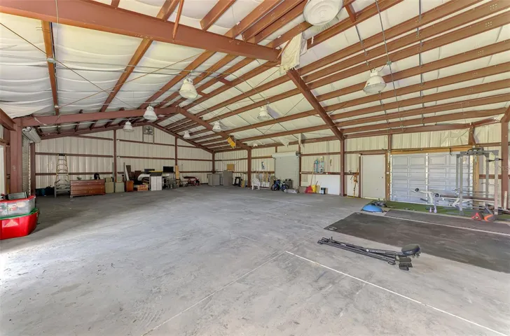 2400 sq ft garage/warehouse space, perfect for storing boats, recreational equipment, cars, or business inventory.