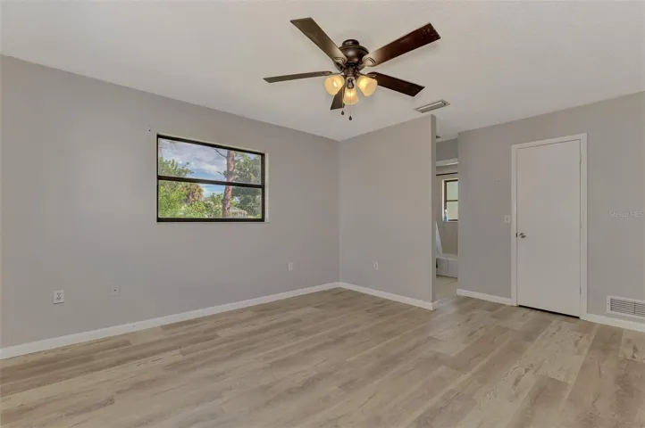 Primary Bedroom with Bath and Walk in closet