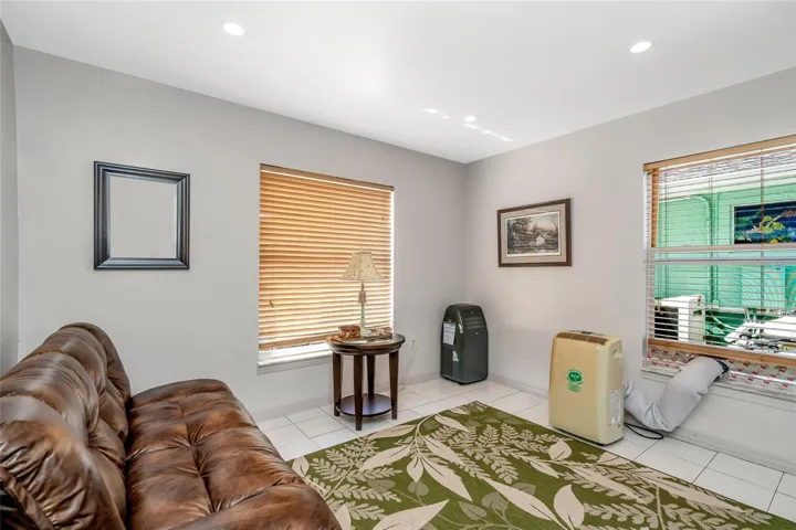 Bonus room in hangar.