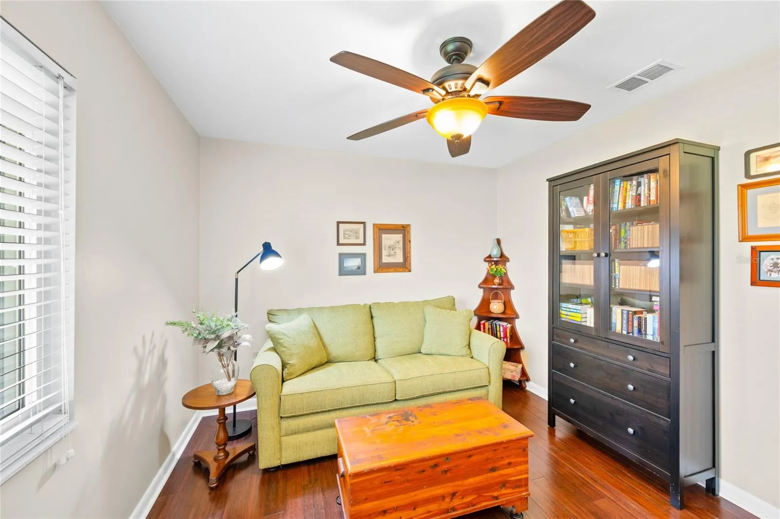 Bedroom 4 with bamboo flooring and built in closet.