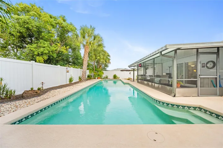 The 17' x 50' lap pool