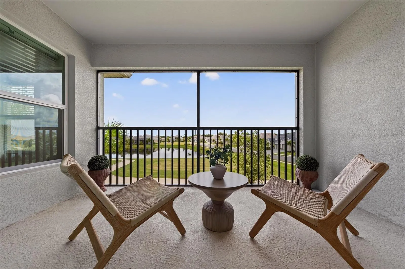 Model home - view from model, not actual unit's view