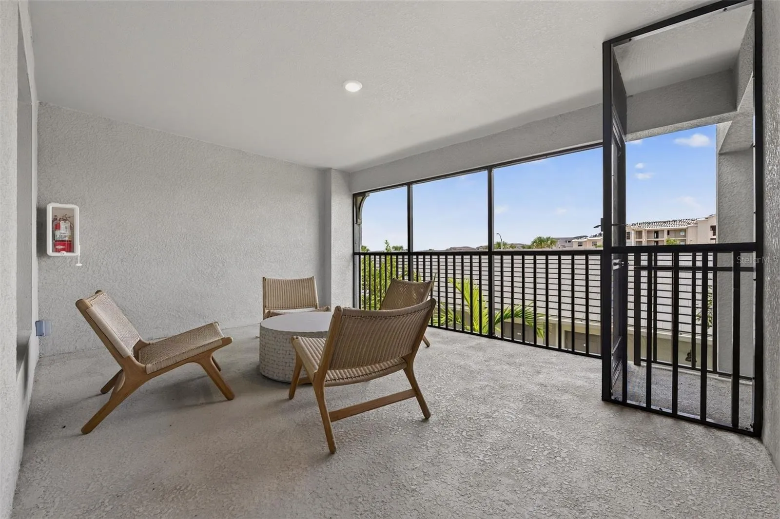 Model home - view from model, not actual unit's view