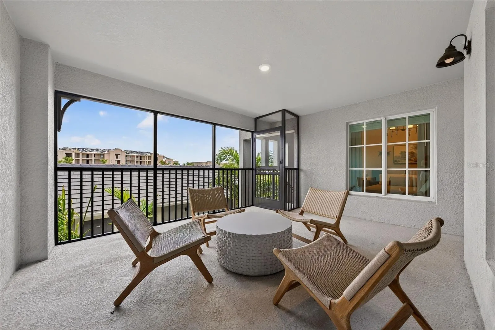Model home - view from model, not actual unit's view