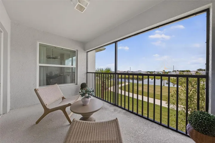 Model home - view from model, not actual unit's view