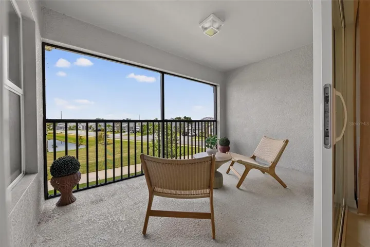 Model home - view from model, not actual unit's view
