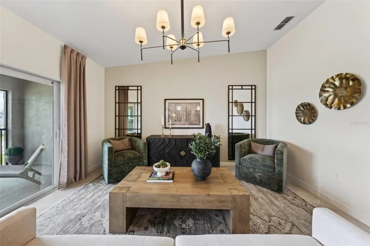 Model home - view from model, not actual unit's view