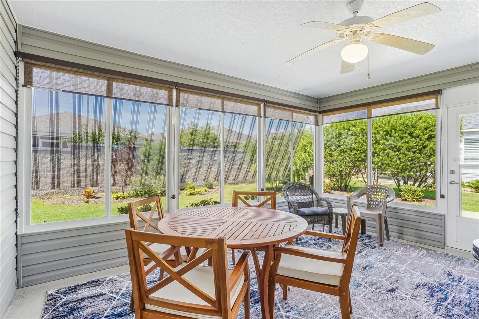 Glass Enclosed Lanai with Awning Down