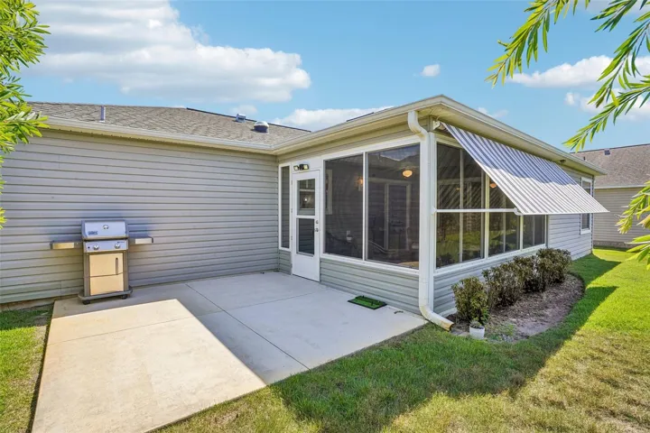 Rear Patio