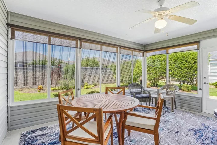 Glass Enclosed Lanai with Awning Down