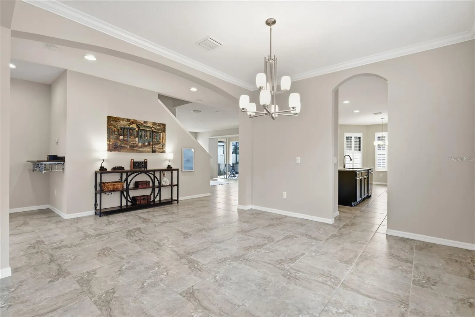 Formal dining area