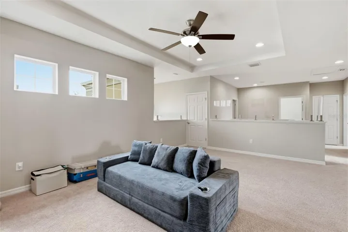 Upstairs bonus room