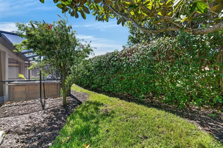 Rear of property
