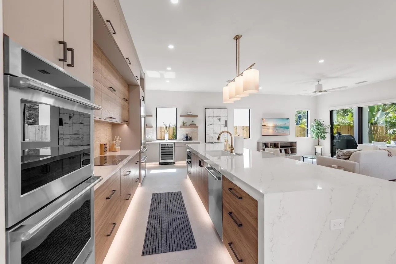 Kitchen, Living, Dining