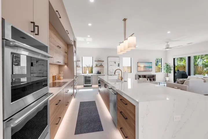 Kitchen, Living, Dining