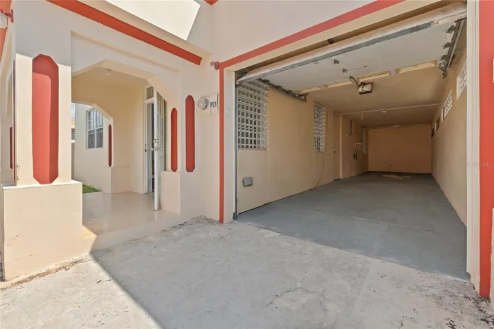 Porch and Garage