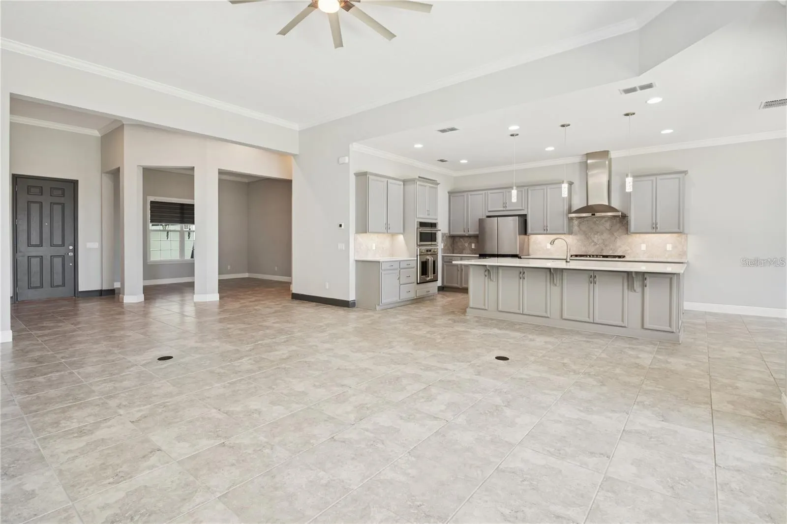 Great room to kitchen, with formal dining area as well and dinette (not in photo)