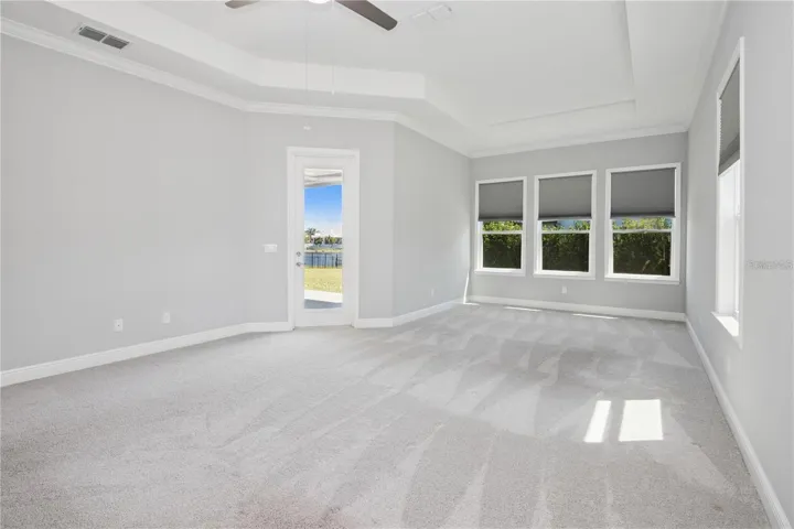 Primary suite with sitting area