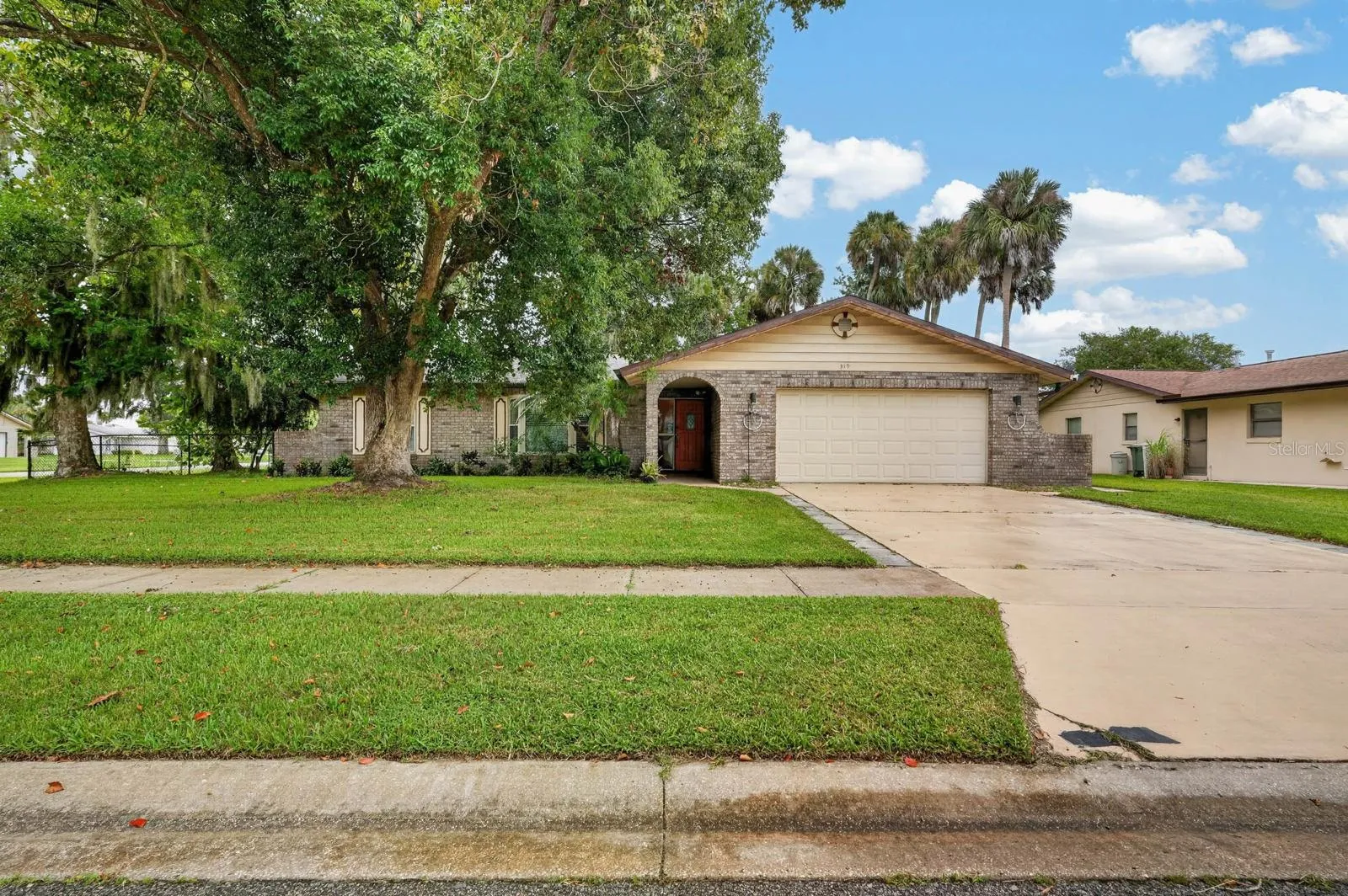 Front Lawn and Driveway