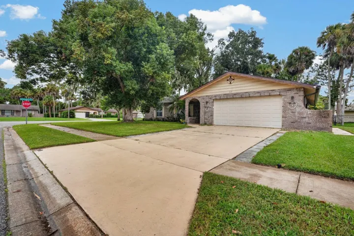 Driveway and Garage